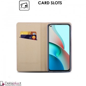 Telone smart magnet atverčiamas dėklas - auksinės spalvos (telefonams Xiaomi Mi 11) Telone smart magnet atverčiamas dėklas - auksinės spalvos (telefonams Xiaomi Mi 11)